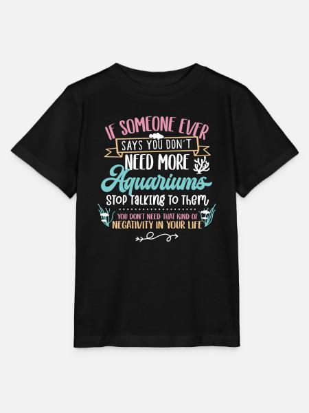 Aquarium - Stanley/Stella Kinder T-Shirt MINI CREATOR  - Schwarz