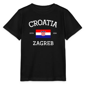Croatia - Stanley/Stella MINI CREATOR Kids’ T-Shirt - black - Front - Mikhail (115cm)