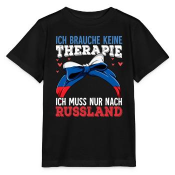 Russland - Stanley/Stella Kinder T-Shirt MINI CREATOR  - Schwarz - Vorne - Mikhail (115cm)