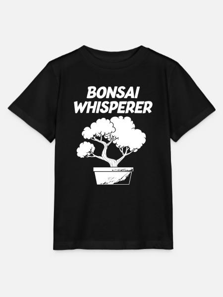 Bonsai Baum Lustig - Stanley/Stella Kinder T-Shirt MINI CREATOR - Schwarz