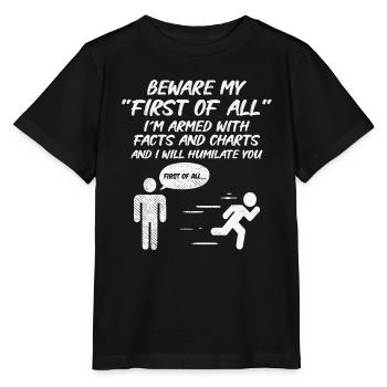 Débat de discours de débat orateur idée de cadeau - T-shirt bio MINI CREATOR Stanley/Stella Enfant - noir - Devant - Mikhail (115cm)