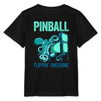 Pinball Machine Pinball Machine - Stanley/Stella MINI CREATOR Kids’ T-Shirt - black - Front - Mikhail (115cm)