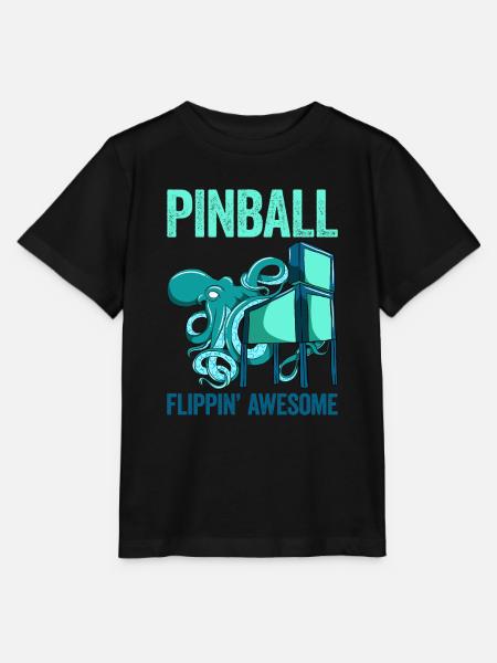Pinball Maschine Flipper Maschine - Stanley/Stella Kinder T-Shirt MINI CREATOR - Schwarz