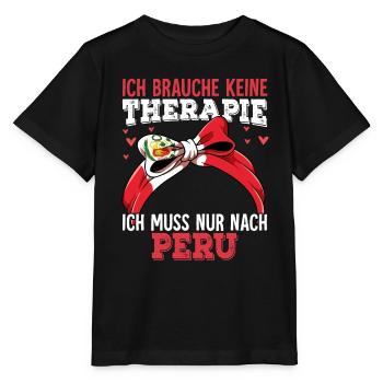 Peru - Stanley/Stella Kinder T-Shirt MINI CREATOR  - Schwarz - Vorne - Mikhail (115cm)