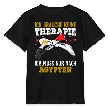 Ägypten - Stanley/Stella Kinder T-Shirt MINI CREATOR  - Schwarz - Vorne - Mikhail (115cm)