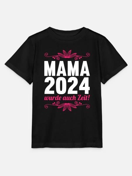 Werdende Mama 2024 - Stanley/Stella Kinder T-Shirt MINI CREATOR - Schwarz