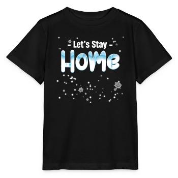 Restons à la maison Temps froid Gel saisonnier - T-shirt bio MINI CREATOR Stanley/Stella Enfant - noir - Devant - Mikhail (115cm)