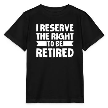 Pension de retraité - T-shirt bio MINI CREATOR Stanley/Stella Enfant - noir - Devant - Mikhail (115cm)