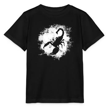 Sternzeichen Krebs Symbol - Stanley/Stella Kinder T-Shirt MINI CREATOR  - Schwarz - Vorne - Mikhail (115cm)