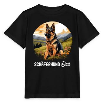 Chien Berger - T-shirt bio MINI CREATOR Stanley/Stella Enfant - noir - Devant - Mikhail (115cm)