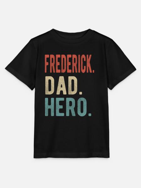 Frederick Papa Held - Stanley/Stella Kinder T-Shirt MINI CREATOR  - Schwarz
