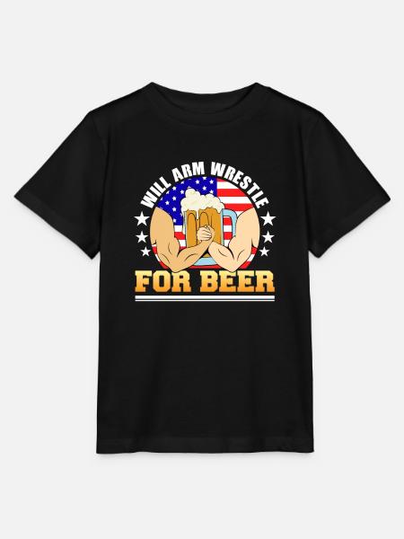 Armdrücken - Stanley/Stella Kinder T-Shirt MINI CREATOR - Schwarz