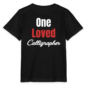 A Beloved Calligrapher Funny Craftsman - Stanley/Stella MINI CREATOR Kids’ T-Shirt - black - Front - Mikhail (115cm)
