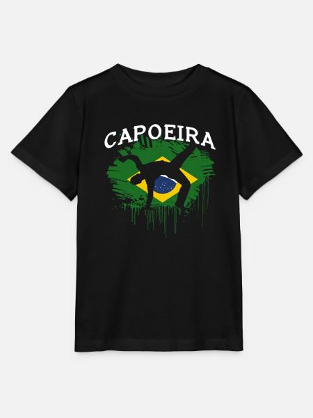 Capoeira Brazil Flag - Stanley/Stella Kinder T-Shirt MINI CREATOR  - Schwarz