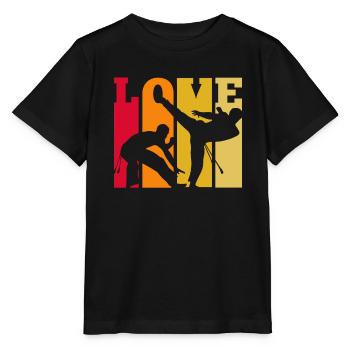 Capoeira Love Retro - Stanley/Stella MINI CREATOR Kids’ T-Shirt - black - Front - Mikhail (115cm)