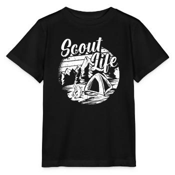 Boy Scout Scout Life - Stanley/Stella MINI CREATOR Kids’ T-Shirt - black - Front - Mikhail (115cm)