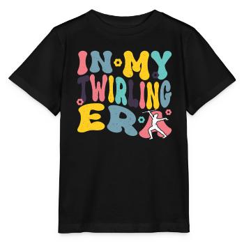 Bâton Twirling Bâton Twirler cadeau - T-shirt bio MINI CREATOR Stanley/Stella Enfant - noir - Devant - Mikhail (115cm)