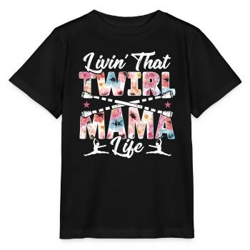 Bâton Twirling Bâton Twirler cadeau - T-shirt bio MINI CREATOR Stanley/Stella Enfant - noir - Devant - Mikhail (115cm)