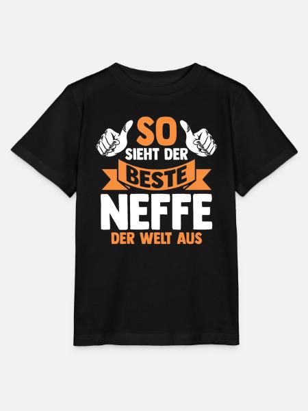 Bester Neffe - Stanley/Stella Kinder T-Shirt MINI CREATOR - Schwarz