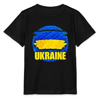Ukraine - Stanley/Stella Kinder T-Shirt MINI CREATOR  - Schwarz - Vorne - Mikhail (115cm)