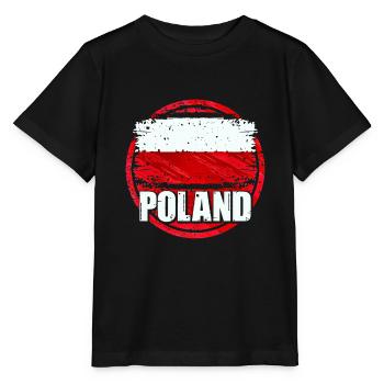 Polen - Stanley/Stella Kinder T-Shirt MINI CREATOR  - Schwarz - Vorne - Mikhail (115cm)