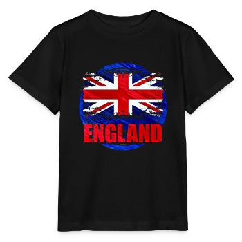 England - Stanley/Stella MINI CREATOR Kids’ T-Shirt - black - Front - Mikhail (115cm)