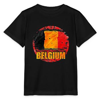 Belgium - Stanley/Stella MINI CREATOR Kids’ T-Shirt - black - Front - Mikhail (115cm)