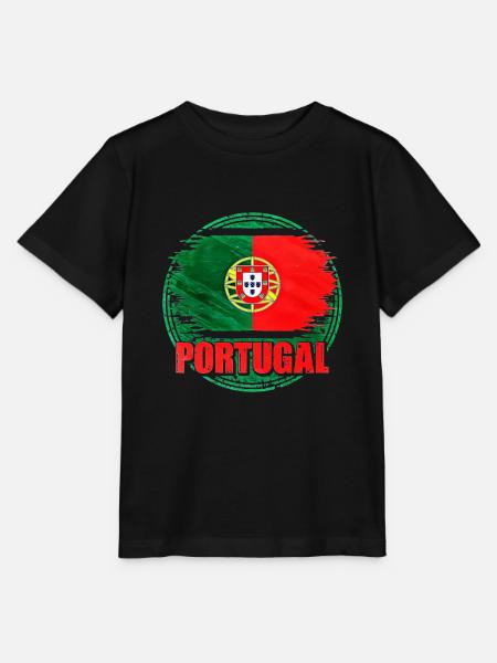Portugal - T-shirt bio MINI CREATOR Stanley/Stella Enfant - noir