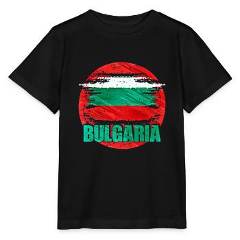 Bulgaria - Stanley/Stella MINI CREATOR Kids’ T-Shirt - black - Front - Mikhail (115cm)