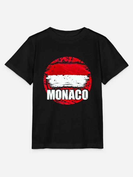 Monaco - Stanley/Stella Kinder T-Shirt MINI CREATOR  - Schwarz