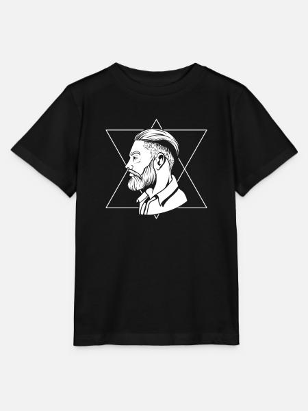 Bart Vollbart - Stanley/Stella Kinder T-Shirt MINI CREATOR - Schwarz