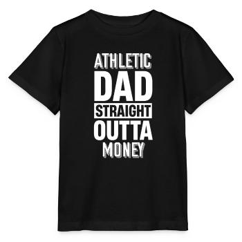 Athletischer Vater Direkt Aus Dem Geld, - Stanley/Stella Kinder T-Shirt MINI CREATOR  - Schwarz - Vorne - Mikhail (115cm)