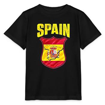 Spain - Stanley/Stella MINI CREATOR Kids’ T-Shirt - black - Front - Mikhail (115cm)