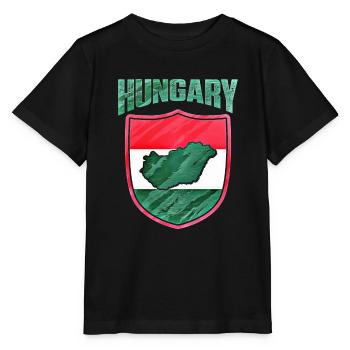 Hungary - Stanley/Stella MINI CREATOR Kids’ T-Shirt - black - Front - Mikhail (115cm)