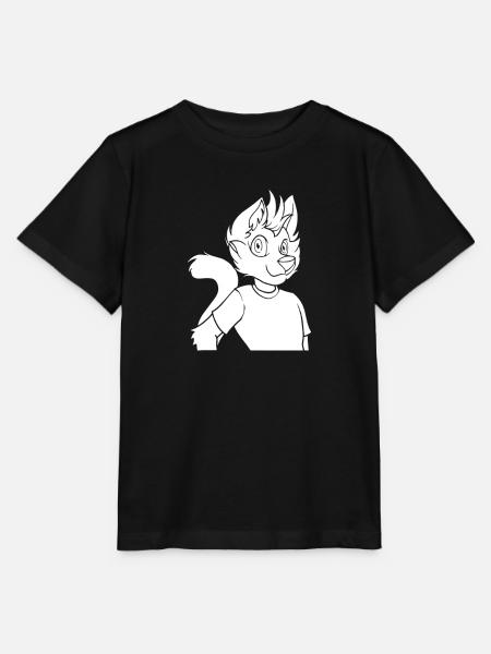 Furry Fandom Fursuits Fuchs - Stanley/Stella Kinder T-Shirt MINI CREATOR  - Schwarz