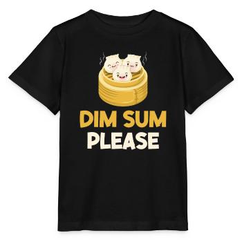 Dimsum Please Hong Kong Siomai À emporter - T-shirt bio MINI CREATOR Stanley/Stella Enfant - noir - Devant - Mikhail (115cm)