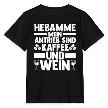 Geburtshelferin Hebamme - Stanley/Stella Kinder T-Shirt MINI CREATOR  - Schwarz - Vorne - Mikhail (115cm)