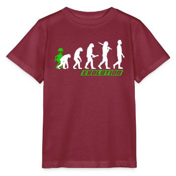 Alien, UFO, UAP, Space, Weltraum Flugobjekt - Stanley/Stella Kinder T-Shirt MINI CREATOR  - Burgunderrot - Vorne - Kain (125cm)