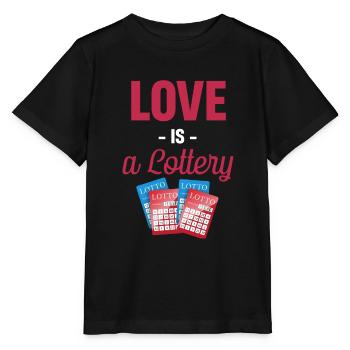 Ma retraite drôle joueur de loterie - T-shirt bio MINI CREATOR Stanley/Stella Enfant - noir - Devant - Mikhail (115cm)