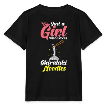 Shiritaki Nudeln - Stanley/Stella Kinder T-Shirt MINI CREATOR  - Schwarz - Vorne - Mikhail (115cm)
