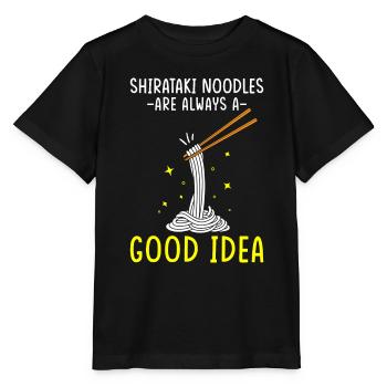 Shiritaki Nudeln - Stanley/Stella Kinder T-Shirt MINI CREATOR  - Schwarz - Vorne - Mikhail (115cm)
