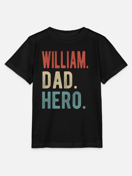 William Papa Held - Stanley/Stella Kinder T-Shirt MINI CREATOR - Schwarz