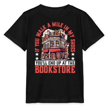 If You Walk A Mile In My Shoes 6 - Stanley/Stella MINI CREATOR Kids’ T-Shirt - black - Front - Mikhail (115cm)