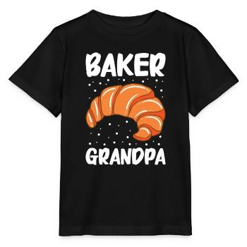 Cuisson du pain Boulangerie Boulangerie Fabrication du pain - T-shirt bio MINI CREATOR Stanley/Stella Enfant - noir - Devant - Mikhail (115cm)