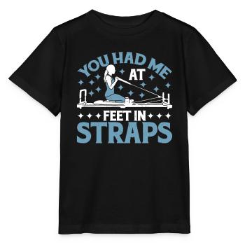 Tu m’as eu aux pieds dans les sangles 21 - T-shirt bio MINI CREATOR Stanley/Stella Enfant - noir - Devant - Mikhail (115cm)