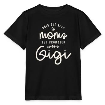 Seules les meilleures mamans sont promues à Gigi drôle - T-shirt bio MINI CREATOR Stanley/Stella Enfant - noir - Devant - Mikhail (115cm)