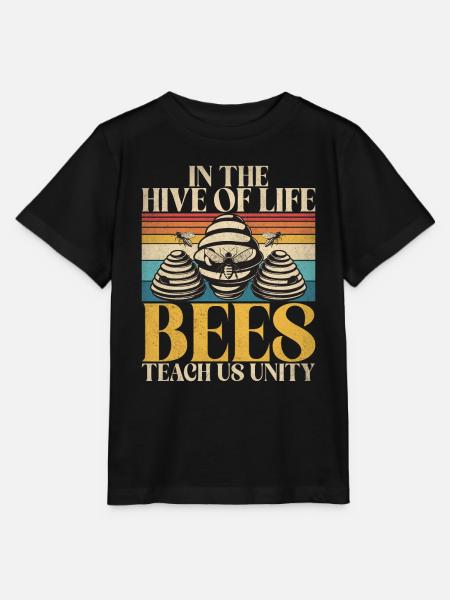 Bee Gifts - Stanley/Stella Kinder T-Shirt MINI CREATOR - Schwarz