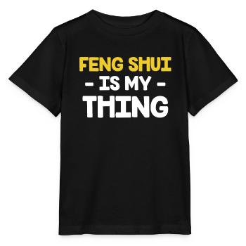 Feng Shui Ist Mein Ding Asiatisch Bagua - Stanley/Stella Kinder T-Shirt MINI CREATOR  - Schwarz - Vorne - Mikhail (115cm)