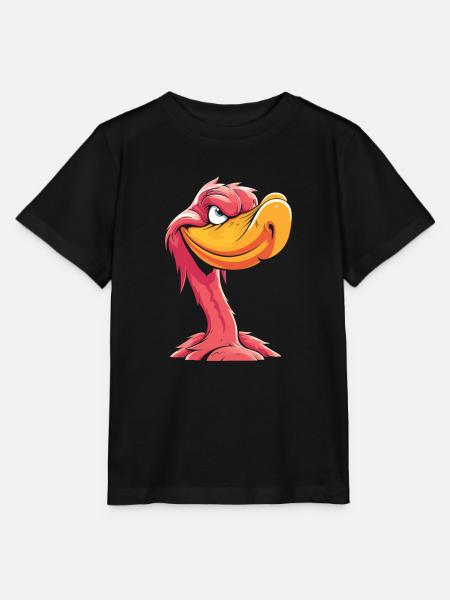 Flamingo Witzig - Stanley/Stella Kinder T-Shirt MINI CREATOR - Schwarz
