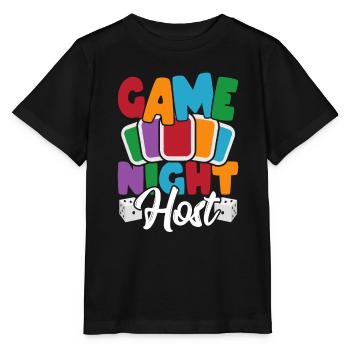 Jeux de société jeu de société cadeau - T-shirt bio MINI CREATOR Stanley/Stella Enfant - noir - Devant - Mikhail (115cm)